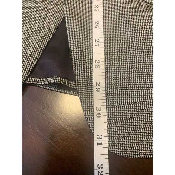 Burberrys Vintage Houndstooth Wool Blazer Jacket Two-Button Cl. Gray Kutler Clot - Picture 9 of 11